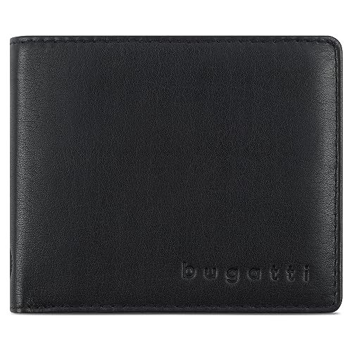 Bugatti-Geldbeutel Einzel Primo, 10 cm, schwarz von bugatti