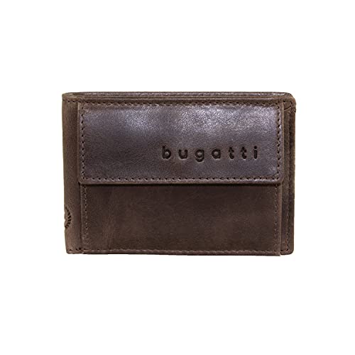 Bugatti Leder Geldbörse Volo für Ticket, 10 cm, braun von bugatti