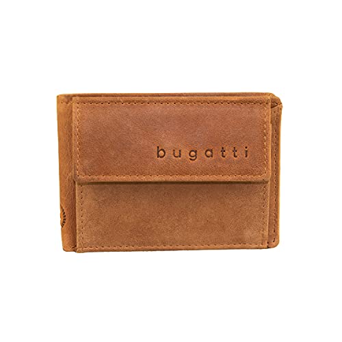 Bugatti Geldbörse Volo für Ticket, 10 cm, Cognac von bugatti