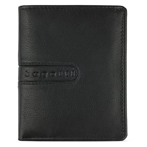 bugatti Bomba Upright Wallet with Flap Black von bugatti