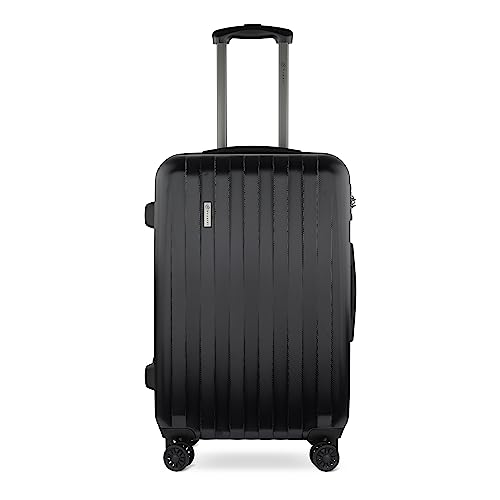 bugatti Lima Hartschalenkoffer 67x45x27,5 cm, 58,1L, 4-Rollen mit TSA-Schloss, Schwarz von bugatti