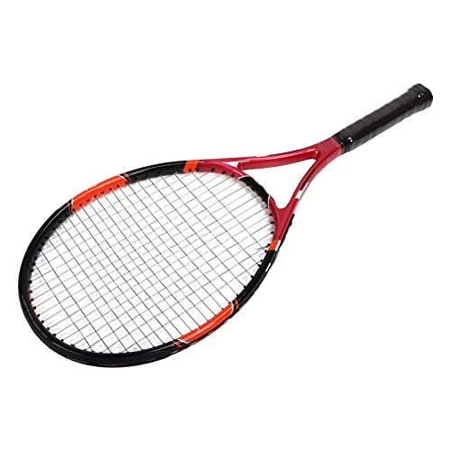 BAEB Carbon-Tennisschläger, Tennisschläger, Tragbarer, Bequemer Griff, Ultraleicht für das Training (Rot) von buhb