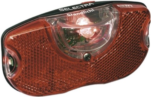 LED Diodenrücklicht B+M " Selectra Plus 80" für Gepäckträger, mit Standlicht ~ Schraubenabstand 80 mm von busch+müller