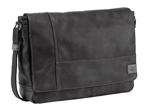 camel active Laos Herren Schultertasche Messenger Bag Groß Schwarz von camel active