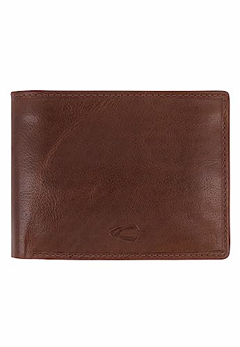 camel active Como Herren Geldbörse Querformat RFID Leder Mittelgroß Cognac Braun von camel active