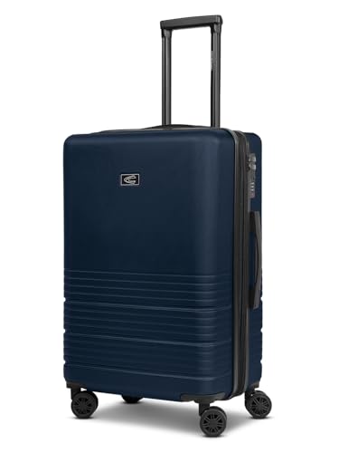 camel active mittelgroßer Hartgepäck Check-in Koffer | Trolley 41 x 27 x 65 cm aus hochwertigem, robustem Polycarbonat Material | für Damen und Herren | 4 Doppelrollen & Zahlenschloss | Hanoi Serie von camel active