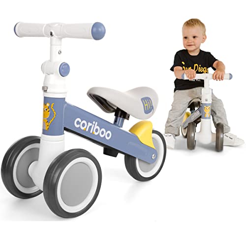 cariboo Kinder Laufrad Friends | ab 1 Jahr mit 3 Räder | Erstes Fahrrad Spielzeug für 12 Monate Kinder | Lauflernrad ohne Pedale für Jungen/Mädchen | Gewicht 2,18kg | bis zu 25 kg von cariboo