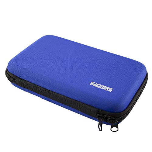 caseroxx GPS-Tasche für Garmin DriveSmart 76, (GPS-Tasche mit Reissverschluss und Gummizug in blau) von caseroxx