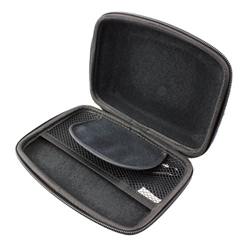 caseroxx GPS-Tasche für Tomtom GO 620, (GPS-Tasche mit Reissverschluss und Gummizug in schwarz) von caseroxx