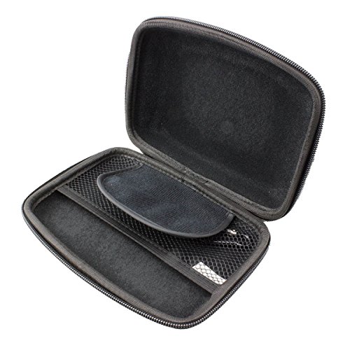 caseroxx GPS-Tasche für Tomtom Go Professional 6200, (GPS-Tasche mit Reissverschluss und Gummizug in schwarz) von caseroxx