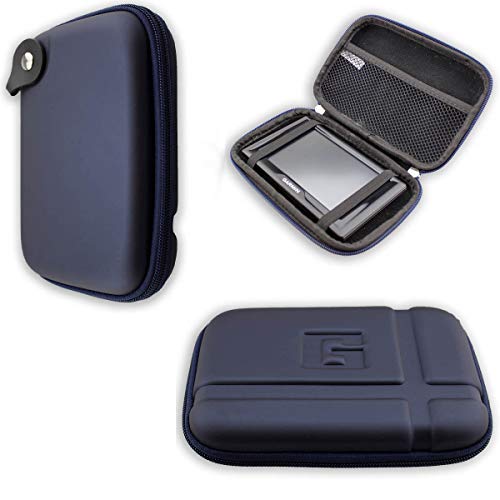 caseroxx GPS-Tasche für Tomtom VIA 135 M Europe, (GPS-Tasche mit Reissverschluss und Gummizug in schwarz) von caseroxx
