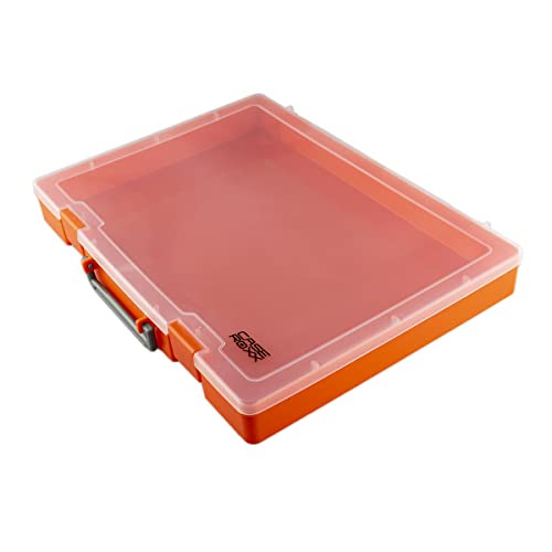 caseroxx Transportkoffer passend für Ravensburger TipToi Schutz-Aufbewahrungs Tasche in orange von caseroxx