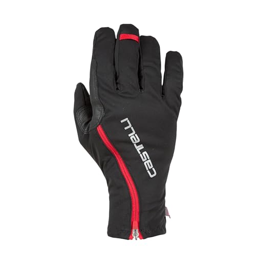 Castelli 4518526 SPETTACOLO RoS GLOVE Cycling gloves Men's BLACK RED S von CASTELLI
