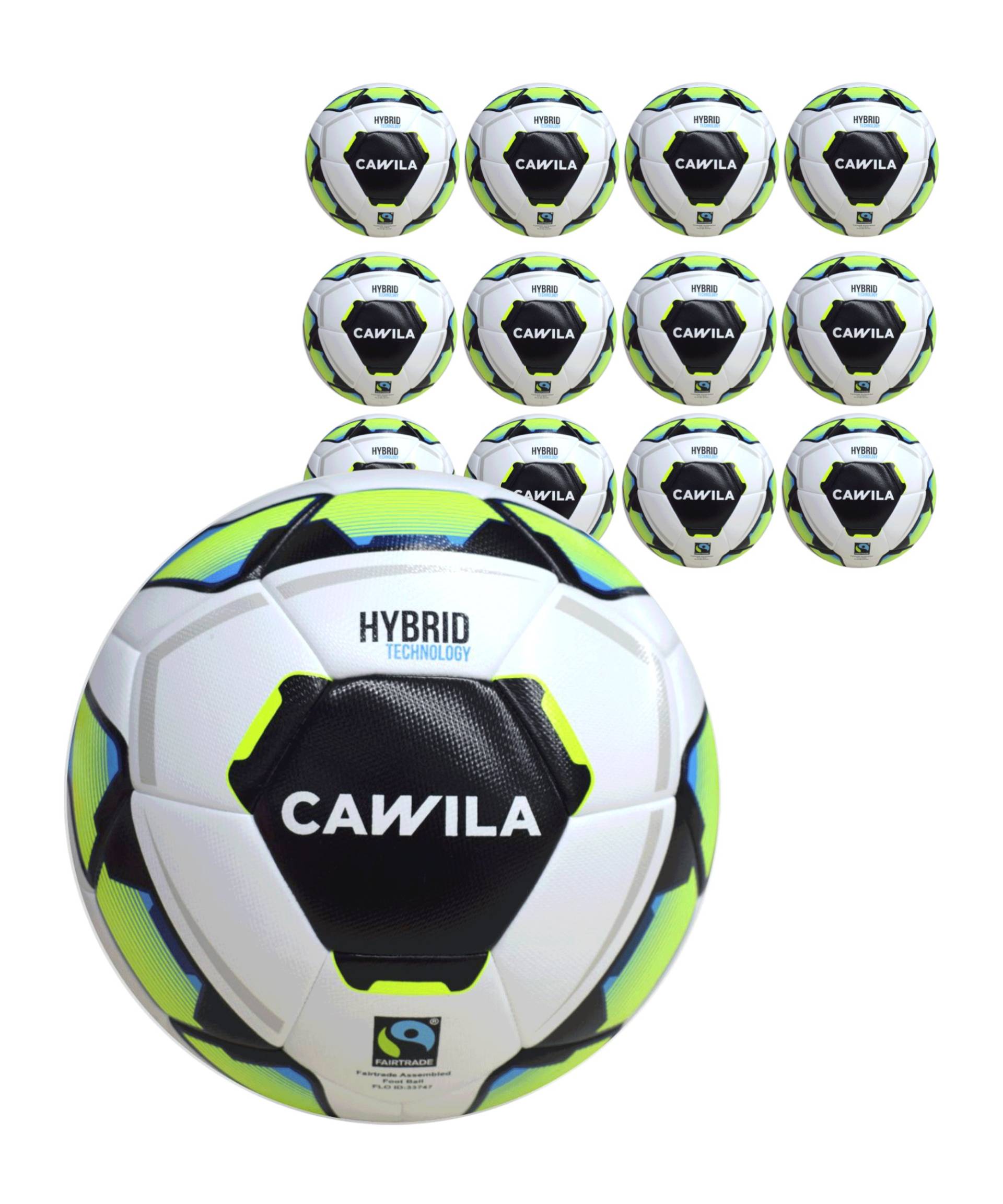 Cawila MISSION HYBRID X-LITE Fairtrade 290g Trainingsball 12x Gr. 5 von cawila