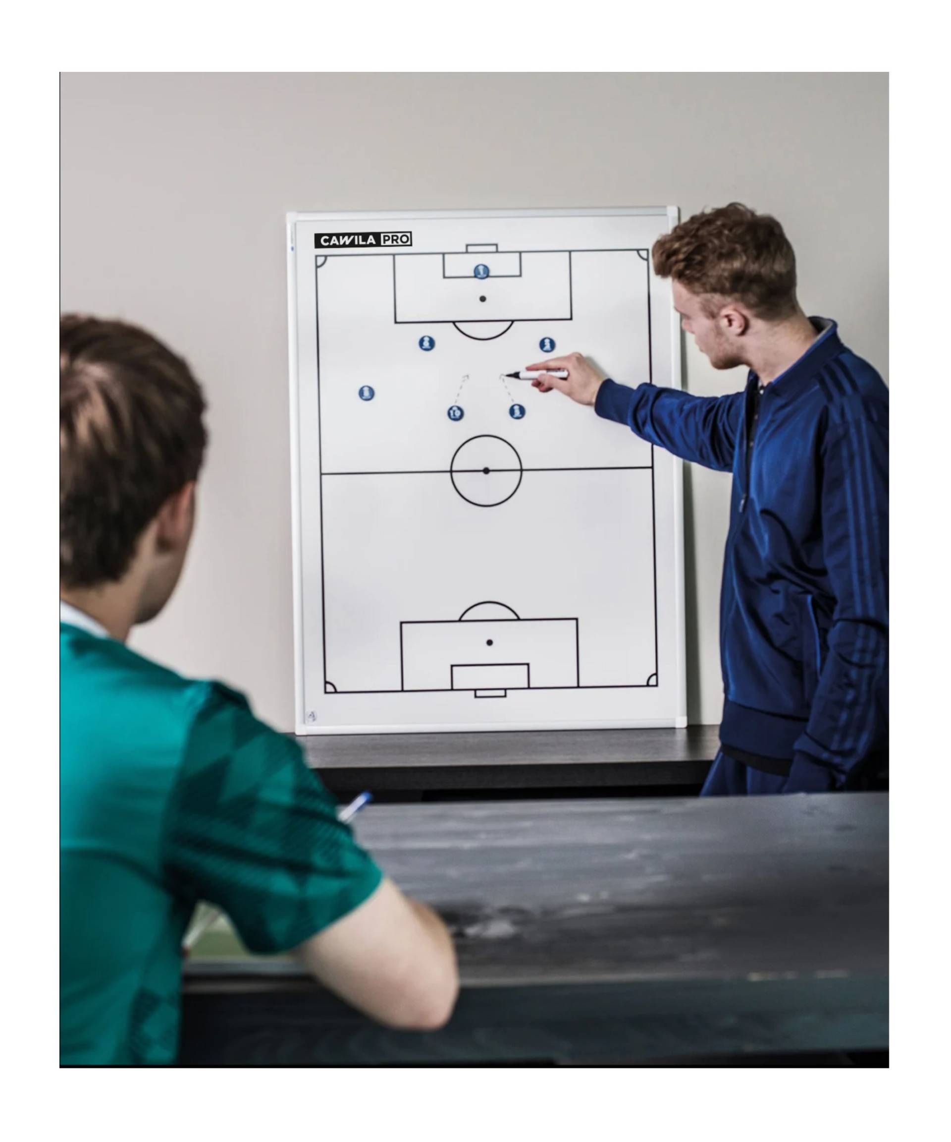 Cawila PRO Fussball Taktiktafel TC 60x90cm von cawila