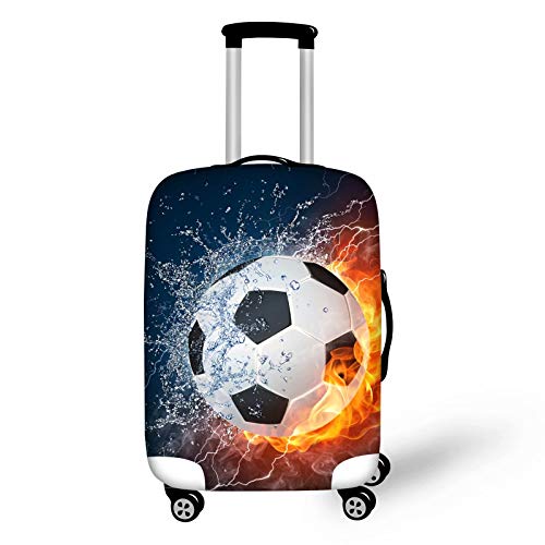 Chaqlin 3D Fußball Fußball Muster Gepäck Abdeckungen Reise Durable Anti-Scratch Koffer Schutz Fit 18-21 Zoll von chaqlin