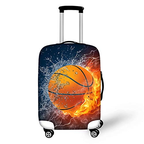 Chaqlin Cool Basketball Gedruckt Spandex Reisegepäckschutz Kofferbezug Fit 22-25 Zoll Gepäck von chaqlin