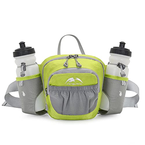 Bauchtasche Gürteltasche für Damen und Herren Hüfttasche Wasserdicht mit Flaschenhalter Doggy Bag für Outdoor Sport von chebofun