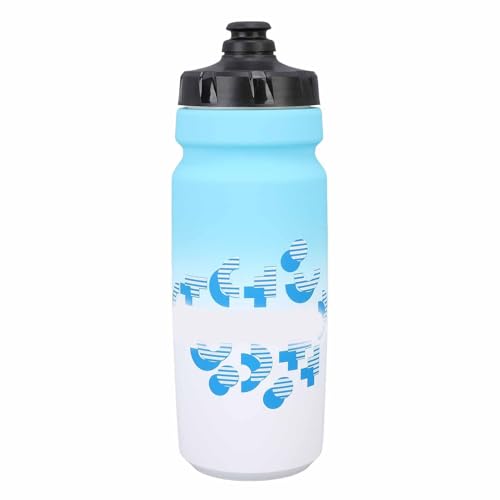 ciciglow Fahrrad-Wasserflasche, Tragbare Sport-Wasserflasche, 750 Ml, Großes Fassungsvermögen, Auslaufsichere Quetschwasserflaschen für die Meisten Fahrrad-Flaschenhalter (Blau Weiss) von ciciglow