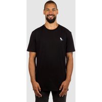 Cleptomanicx Embro Gull T-Shirt black von cleptomanicx