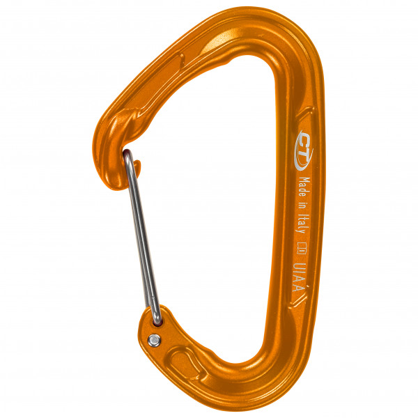 Climbing Technology - Fly-Weight Evo - Schnappkarabiner Gr Single braun/orange von climbing technology
