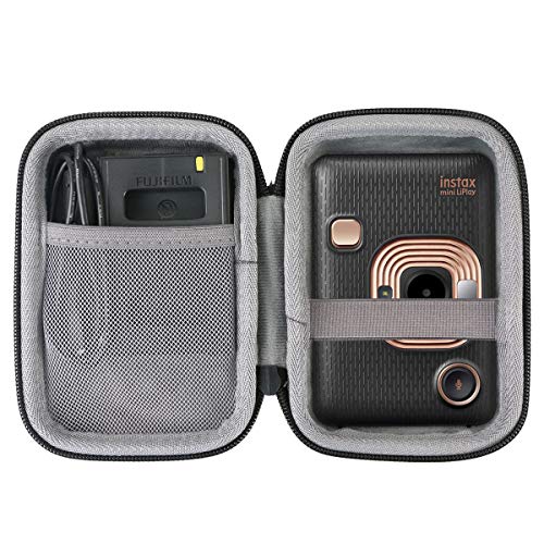 co2CREA Hart Reise Schutz Hülle Etui Tasche für Fujifilm Instax Mini LiPlay Sofortbildfilm,Nur Tasche von co2CREA