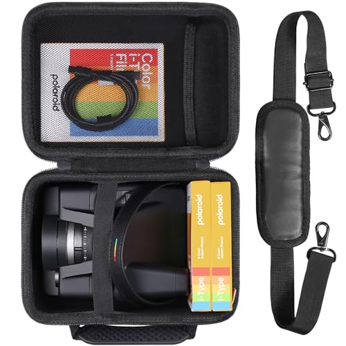 co2CREA Hart Tragbare Schutzhülle Etui Tasche für Polaroid I-2 Instant Camera,Kameratasche kompatibel Color i-Type Film Double Pack,Nur Tasche von co2CREA