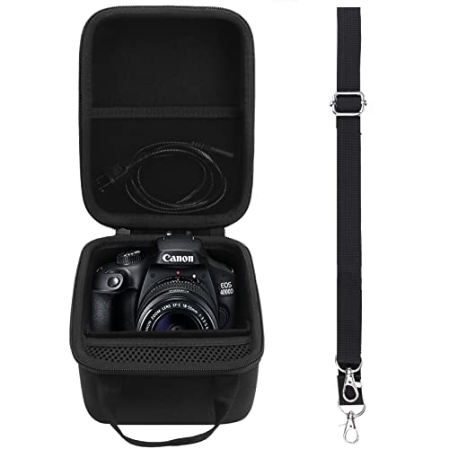 co2CREA case Harte Kameratasche Etui Tasche für Canon EOS 4000D 2000D DSLR Camera, Nur Hülle von co2CREA