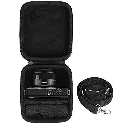 co2CREA case Harte Kameratasche Etui Tasche für Canon EOS M200 Systemkamera, Nur Hülle von co2CREA