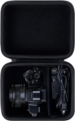 co2CREA case Harte Kameratasche Etui Tasche für Canon EOS M50 /EOS M50 Mark II Systemkamera spiegellos, Nur Hülle von co2CREA