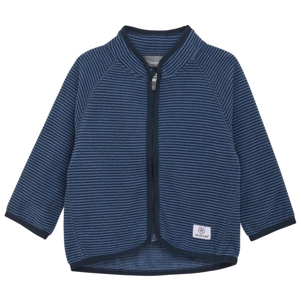 Color Kids - Baby Fleece Jacket Striped - Fleecejacke Gr 104 blau von color kids