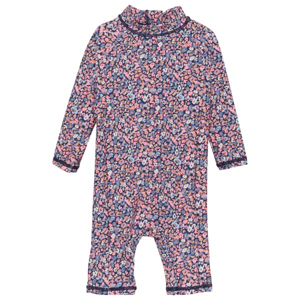 Color Kids - Baby Suit L/S AOP - Lycra Gr 104 rosa von color kids