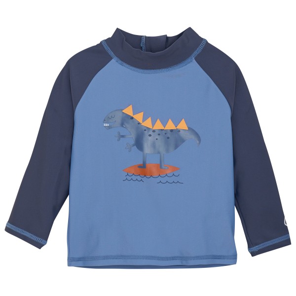 Color Kids - Baby T-Shirt with Application - Lycra Gr 80 blau von color kids