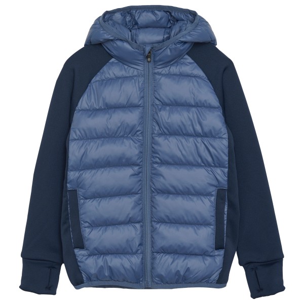 Color Kids - Kid's Hybrid Fleece Jacket with Hood - Kunstfaserjacke Gr 140 blau von color kids