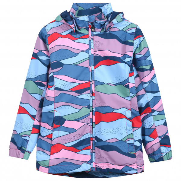 Color Kids - Kid's Jacket AOP - Regenjacke Gr 104;110;116;122;128;134;140;152;164;92;98 blau von color kids