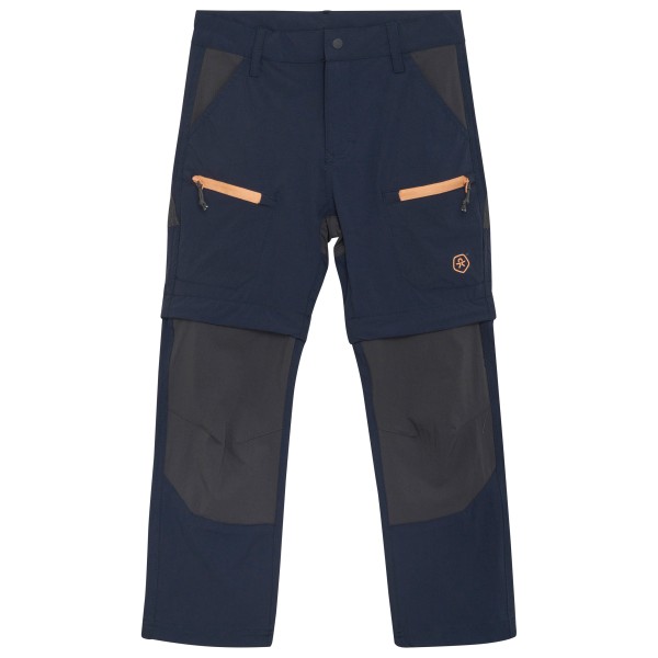 Color Kids - Kid's Pants Stretch Zip Off - Trekkinghose Gr 116 blau von color kids
