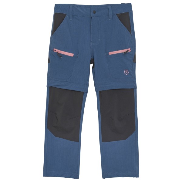 Color Kids - Kid's Pants Stretch Zip Off - Trekkinghose Gr 134 blau von color kids