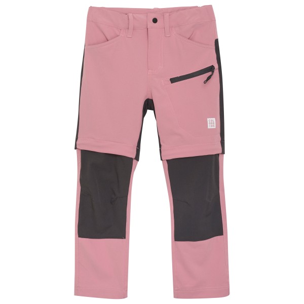Color Kids - Kid's Pants Stretch with Zip Off - Zip-Off-Hose Gr 164 rosa von color kids