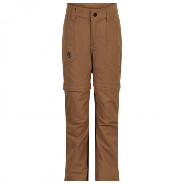 Color Kids - Kid's Pants with Zip Off - Trekkinghose Gr 116 braun von color kids