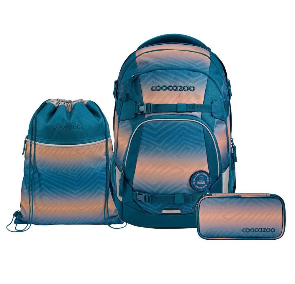 coocazoo Schulrucksack Mate (3tlg., inkl. Schlamperbox und Sportbeutel) von coocazoo