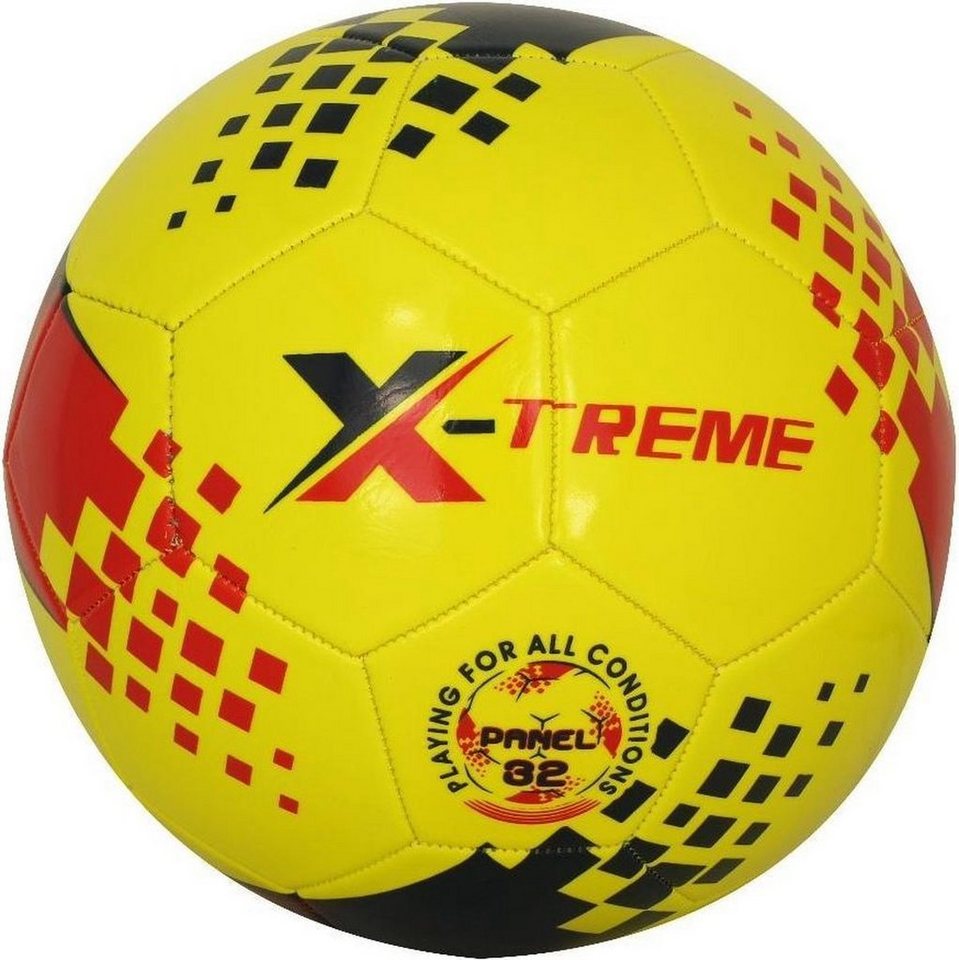 coole-fun-t-shirts Fußball X-TRME Fußball Gelb Kinder + Erwachsene Fussball Trainingsball Spielball von coole-fun-t-shirts