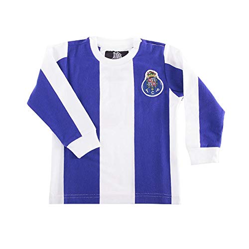 copa Kinder FC Porto My First Football T-Shirt mit Rundhalsausschnitt, weiß/blau, Size 68 von copa