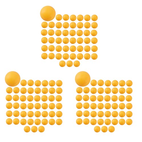 coserori 150 Pack Premium Ping Pong Bälle Fort Geschrittener Training Tischball Leichte, Langlebige, Nahtlose Bälle Orange von coserori