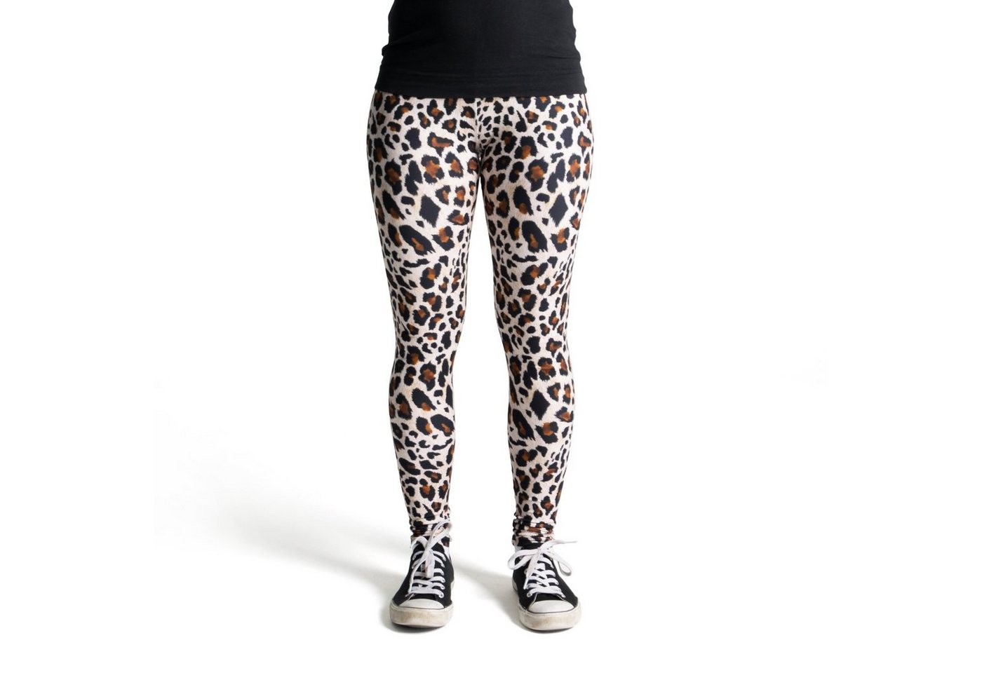 cosey Leggings Leo Line Leggings Tier (Einheitsgröße XS -L) Leopard Tier Design von cosey