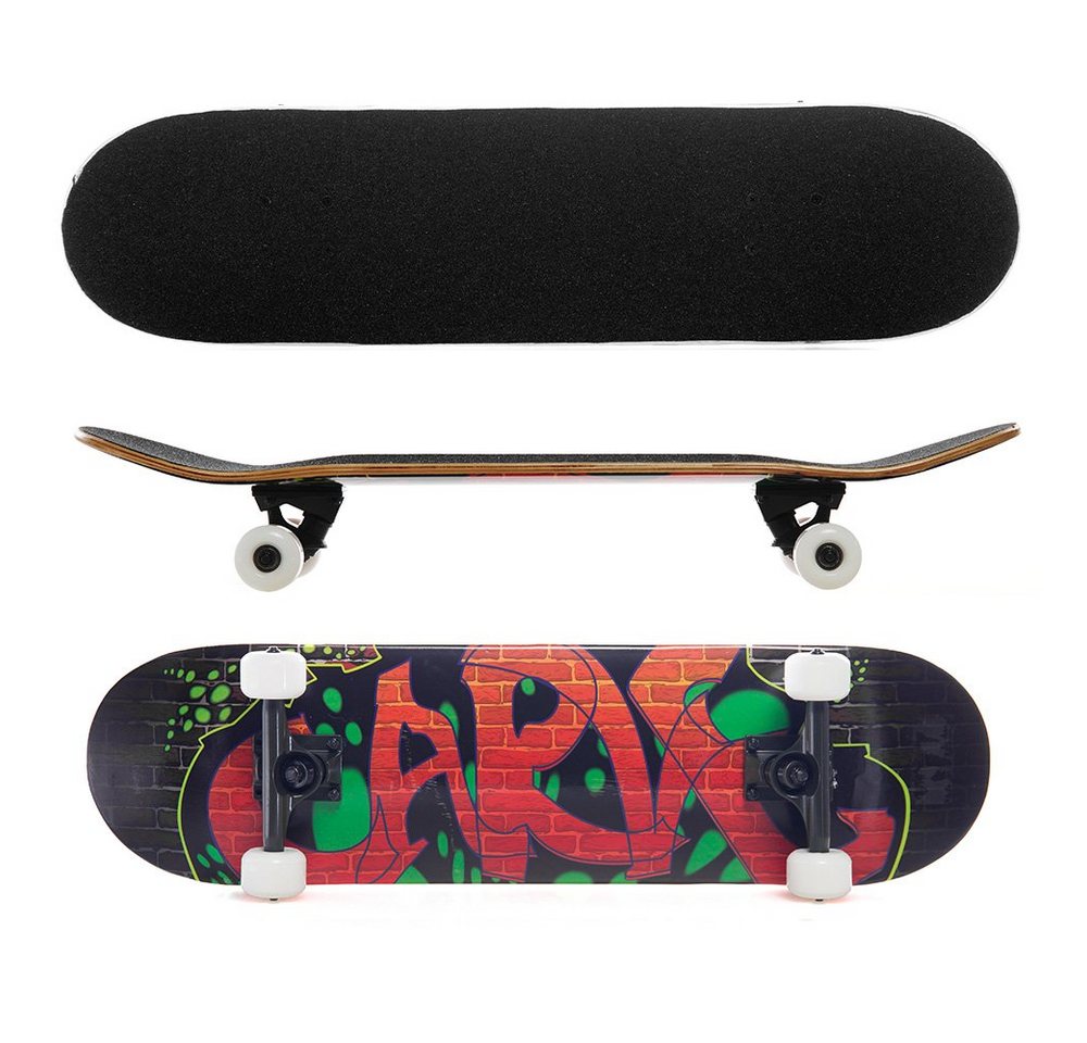 cozytrix Skateboard Carve aus Kanadischem Ahornholz, (7-lagig, 80 cm) von cozytrix