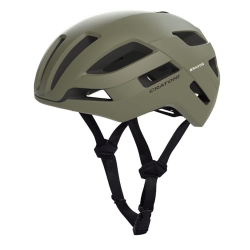 Fahrradhelm - cratoni - Gravoq - Khaki matt - 54-58 cm - inkl. RennMaxe Klackband - Jugendliche Erwachsene - MTB BMX City Cross von cratoni helmets