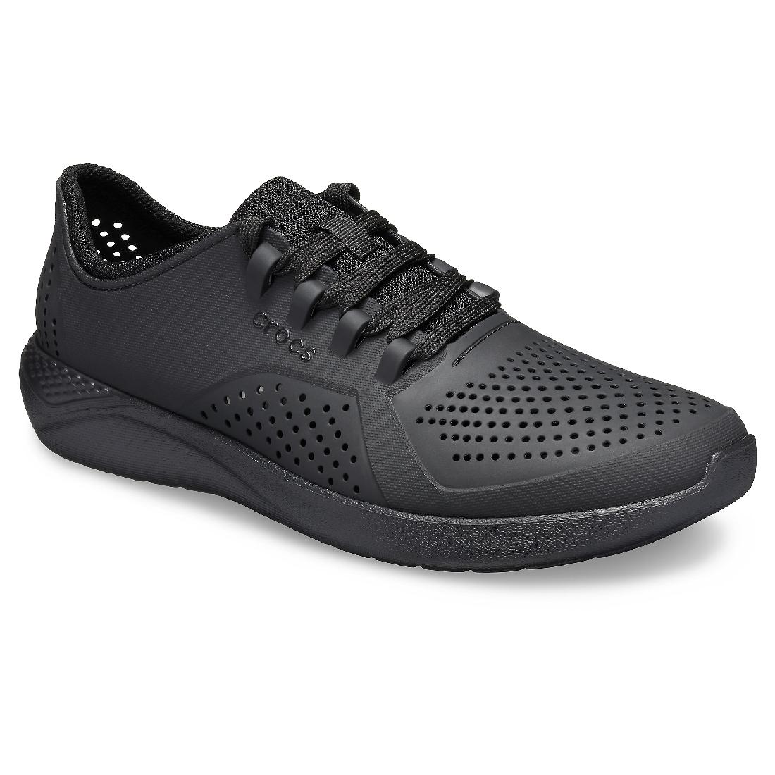 Crocs Kids LiteRide Pacer Kinder Junior Clogs Relaxed Fit 206011-060 Schwarz von Crocs