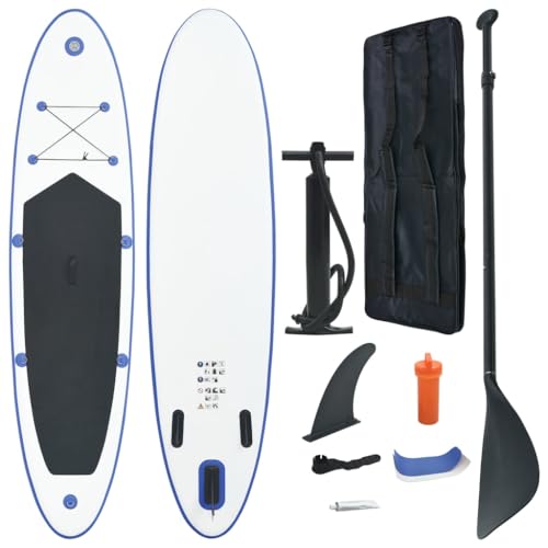 Dieser Artikel - Stand Up Paddle Board Set SUP Surfboard aufblasbar blau und weiß - schön von csderty