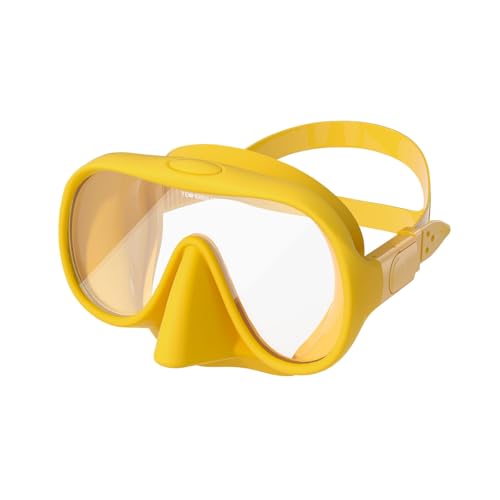 curfair Schwimmbrille aus gehärtetem Glas, Anti-Beschlag-Unterwasserbrille mit hoher Klarheit, ergonomisches Design, verstellbar von curfair