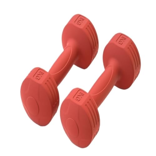Hanteln Hanteln, Damen-Heimfitnessgeräte, Yoga-Übungen, Armmuskeltraining, Handtraining-Hanteln Hanteln Set (Color : Red, Size : 8kg) von cvking